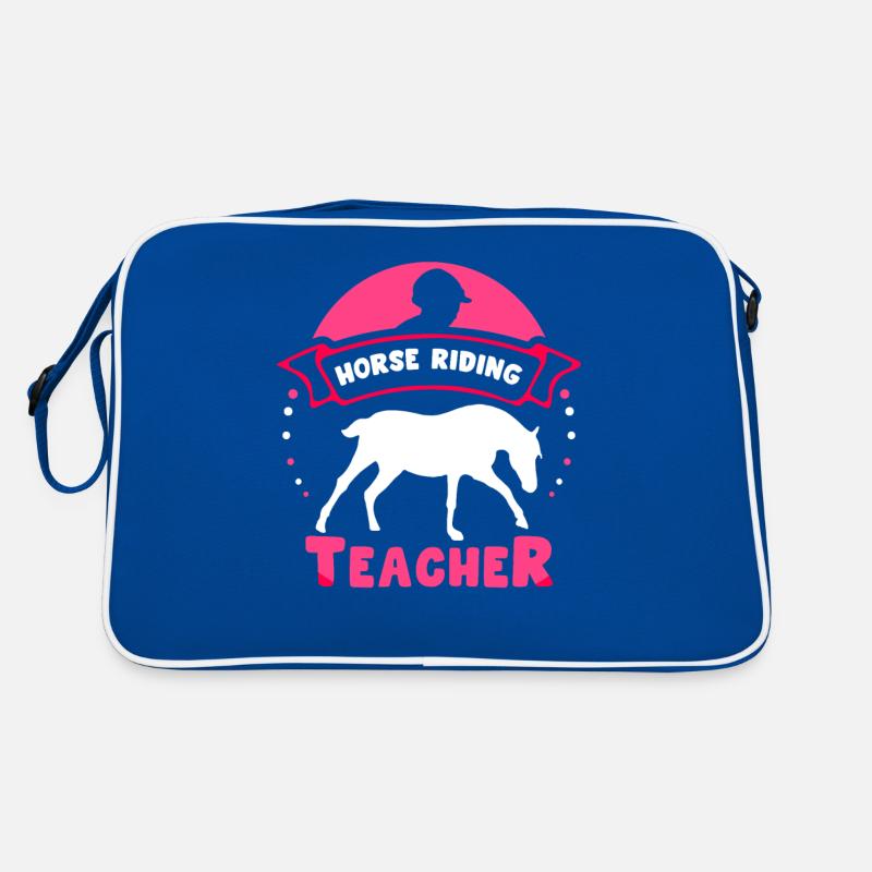Moniteur d’équitation Cours d’équitation Équitation Sac Retro