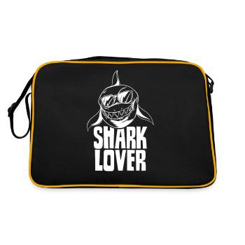 Amoureux des requins Requins Requin Plongée Shark Dent - Sac Retro - noir/or - Dos