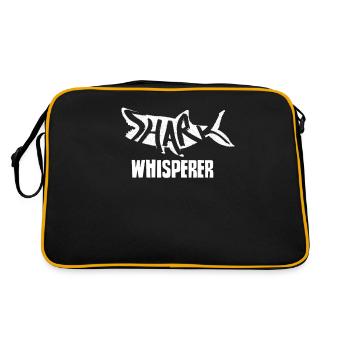 Shark Whisperer Shark Whisperer Sharks Requin à dents de requin - Sac Retro - noir/or - Dos
