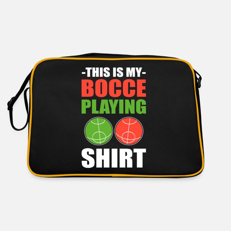 Ceci est mon jeu de pétanque en chemise Sac Retro
