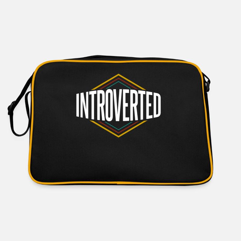 Introverted Sarcasm Introverted Shy Retro Bag