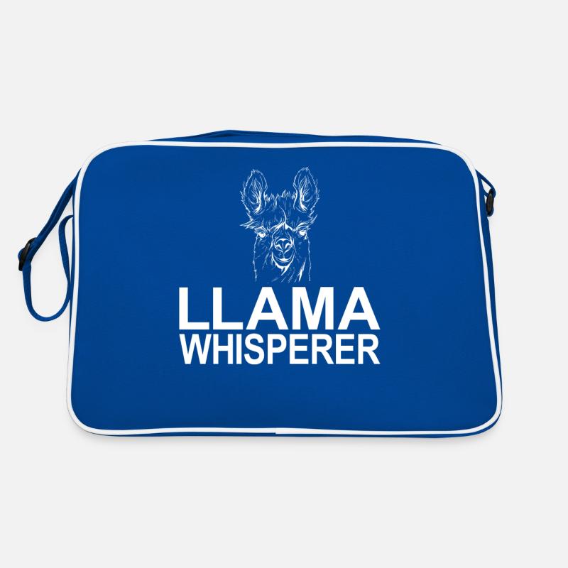 Lama Geschenk Lama Liebhaber Geschenk Retro Tasche