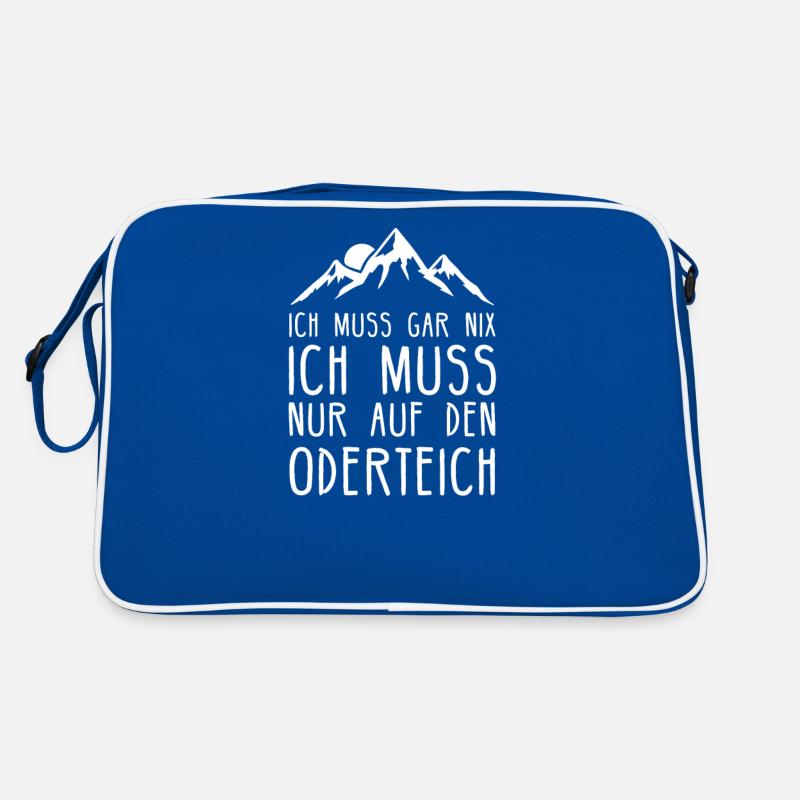 Oderteich I Harz Brockenbahn Walpurgis Motiv für Retro Tasche