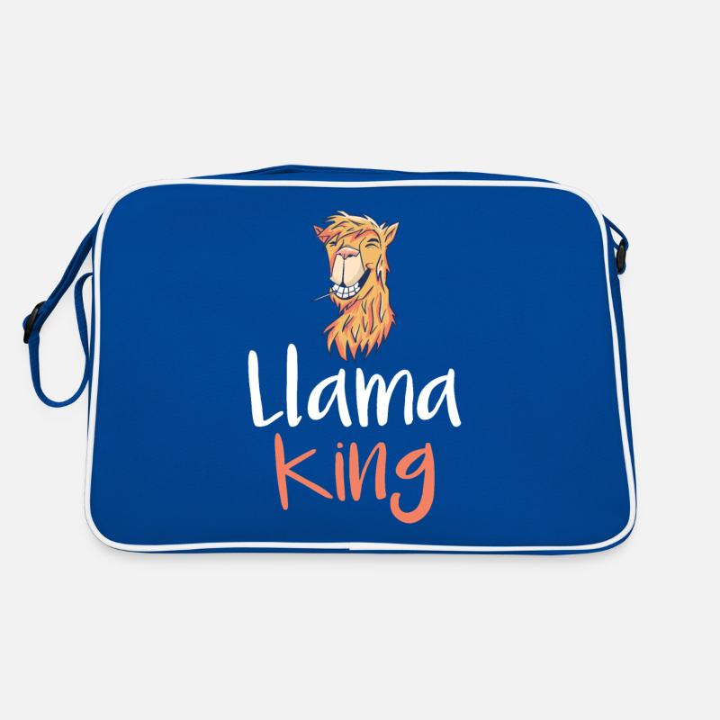 Lama Geschenk Lama Liebhaber Geschenk Retro Tasche