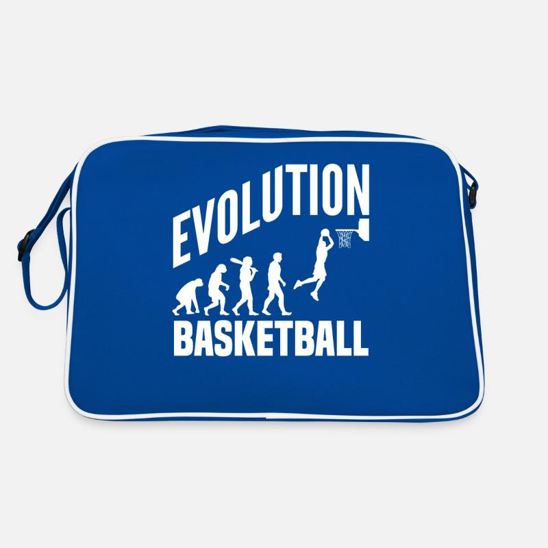 Basketball Evolution From Monkey To Men BBall Sac Retro