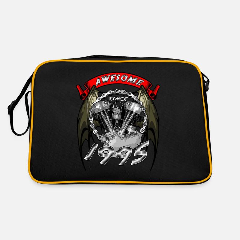 Awesome since 1995, Biker Geburtstag Retro Tasche