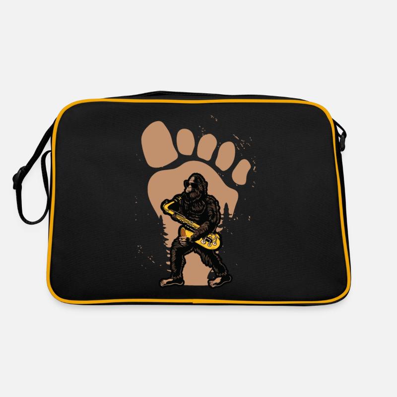 Cryptid Cryptozoology Strangeology Saxophone Gesc Retro Bag