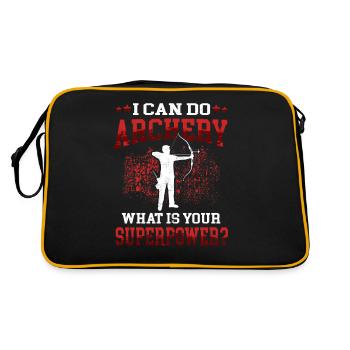 Archery Sperkraft Archer Archers - Retro Bag - black/gold - Back