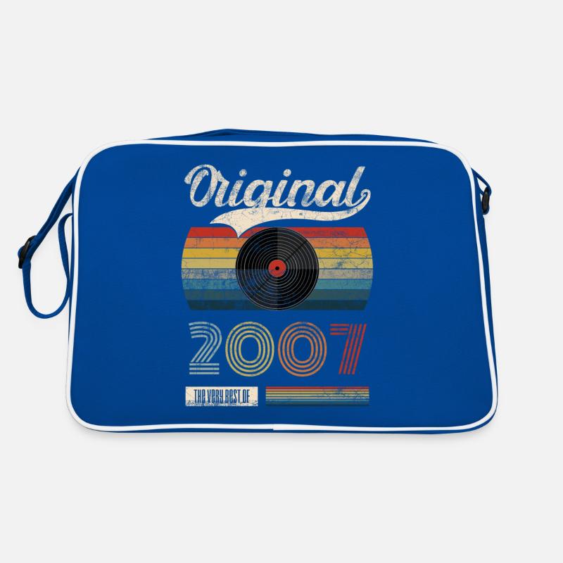 2007 Vintage Cadeau d’anniversaire Tee Style rétro Sac Retro