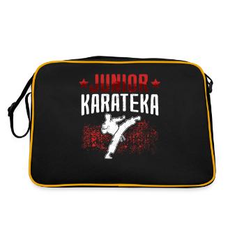 Karaté Junior Karatéka Arts Martiaux Asiatiques - Sac Retro - noir/or - Dos