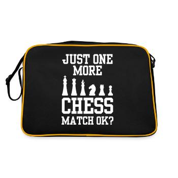 Un seul jeu d’échecs de plus ok Club d’échecs - Sac Retro - noir/or - Dos