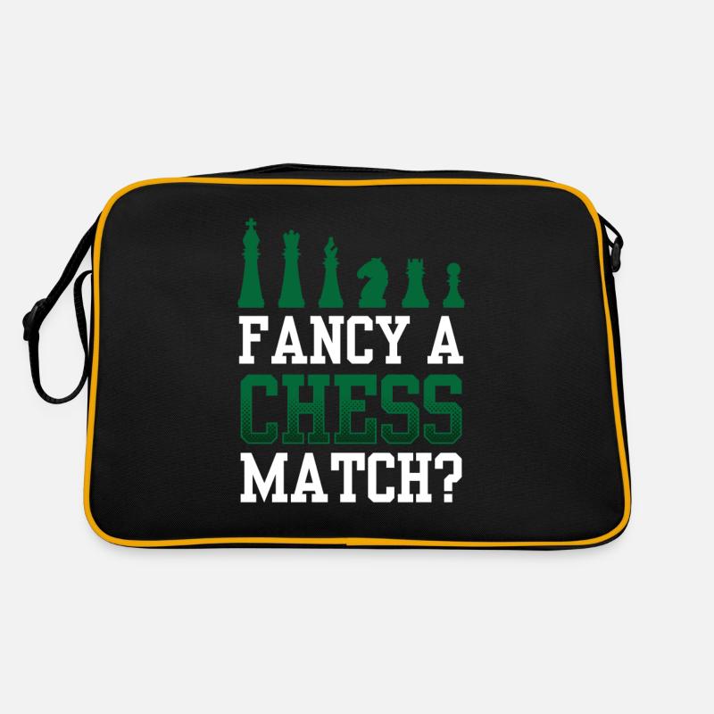 Envie d’un jeu d’échecs Joueur d’échecs Sac Retro
