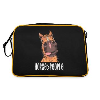 Horse > People Riding Rider Riding Farm - Sac Retro - noir/or - Dos