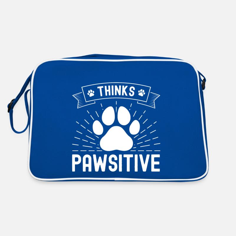 Denkt Pawsitive Retro Tasche