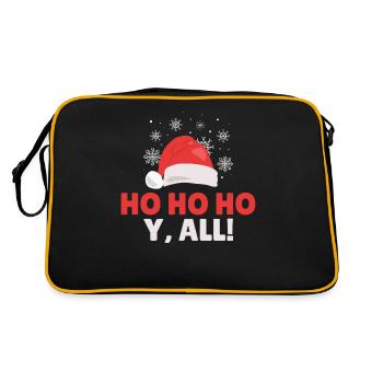 Llama Gift Llama Lover Gift - Retro Bag - black/gold - Back