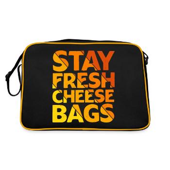 Stay Fresh Cheese Bags 38 - Sac Retro - noir/or - Dos
