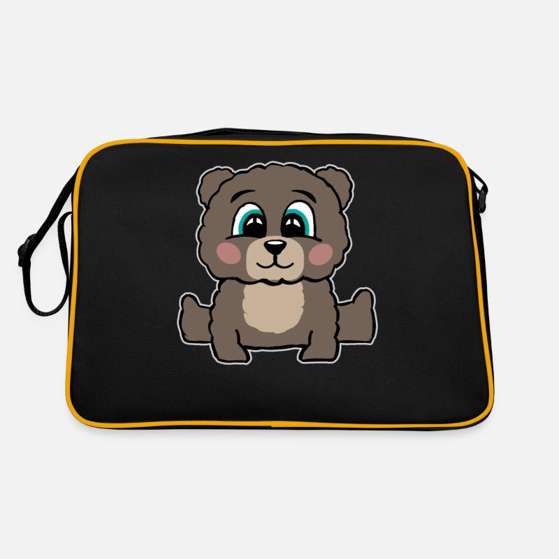 Teddy Bear Teddy Bear Cuddly Toy Motif Gift Retro Bag