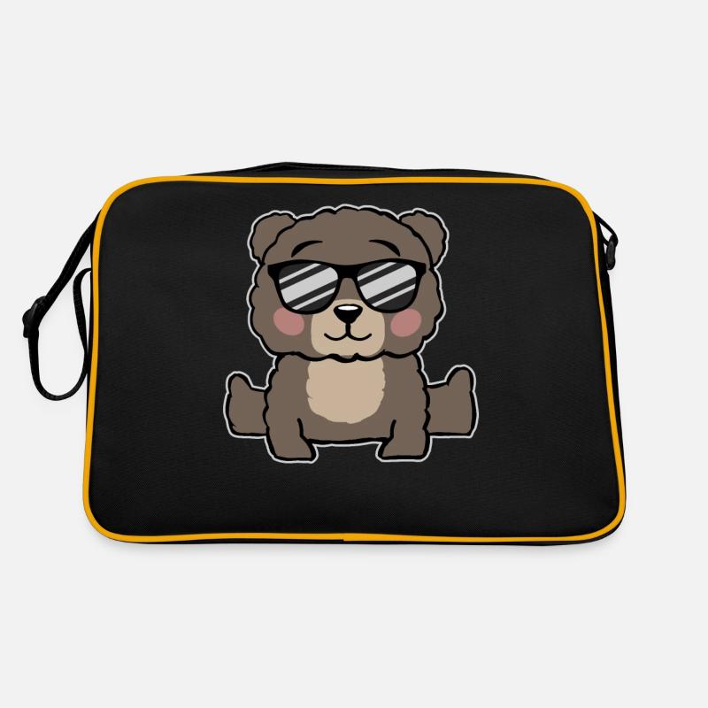 Teddy Bear Teddy Bear Cuddly Toy Motif Gift Retro Bag