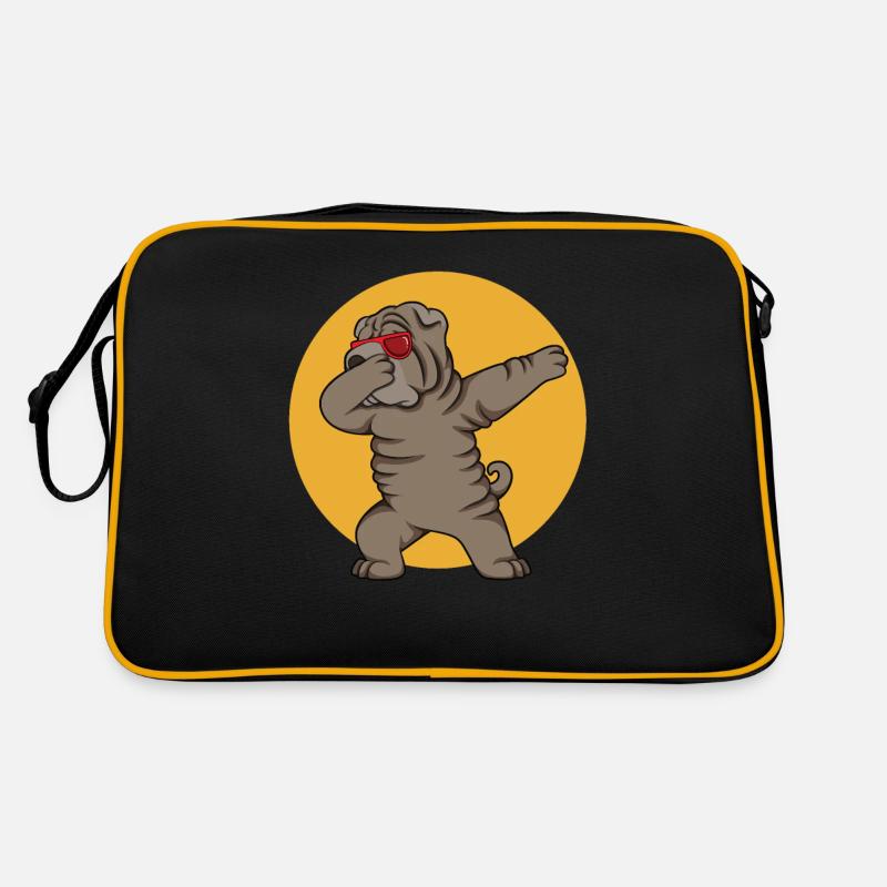 Chinese Shar Pei Retro Tasche