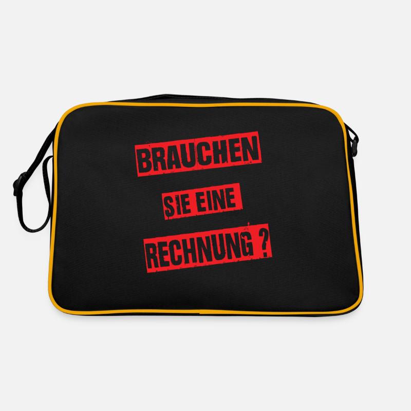 Brauchen Sie Eine Rechnung Handwerker Lustig Retro Tasche