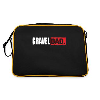 Papa de gravier - Sac Retro - noir/or - Dos