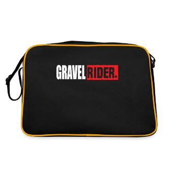 Gravel Rider - Sac Retro - noir/or - Dos