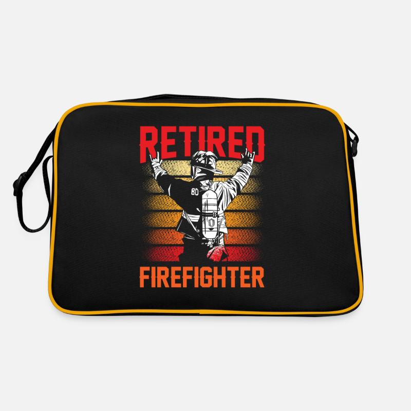 Pompier retraité Retraité Pensionné des pompiers Sac Retro