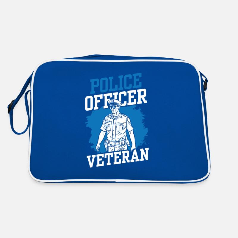 Polizeibeamter Veteran Polizei Polizist Rente Retro Tasche