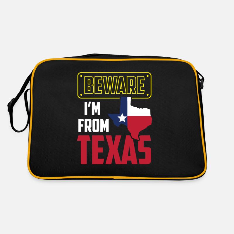 Attention: I am from Texas Texan Texan Retro Bag