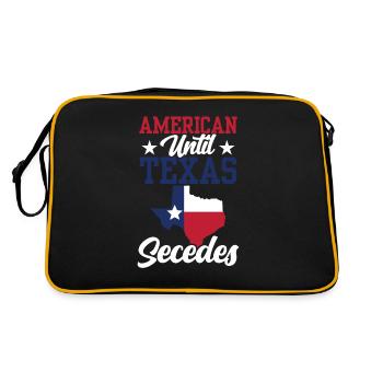 Les Américains jusqu’à la sécession des Texans du Texas - Sac Retro - noir/or - Dos