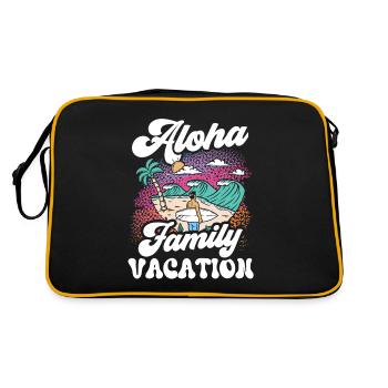 Vacances en famille Aloha Vacances en famille - Sac Retro - noir/or - Dos