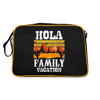 Hola Vacances en famille Vacances en famille Famille - Sac Retro - noir/or - Dos