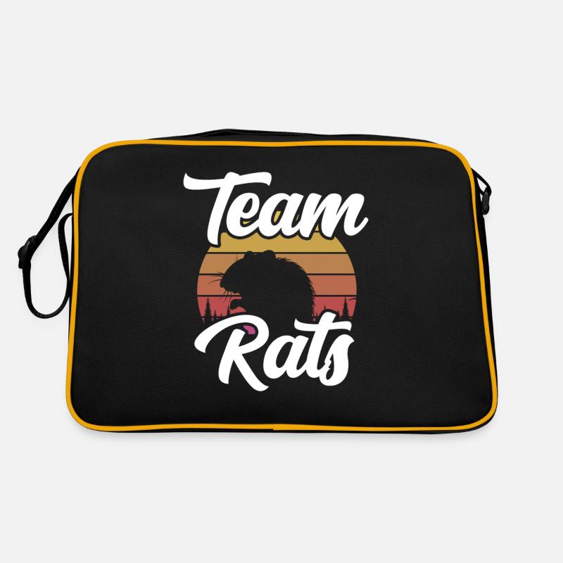 Team Rats Mignons Rat Animal Lovers Sac Retro