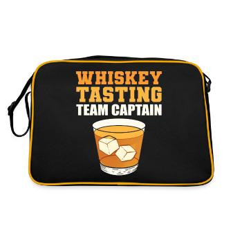 Whiskey Tasting Team Captain Whisky Tasting - Retro Bag - black/gold - Back