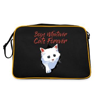 Boys Whatever Cats Forever 4 - Sac Retro - noir/or - Dos