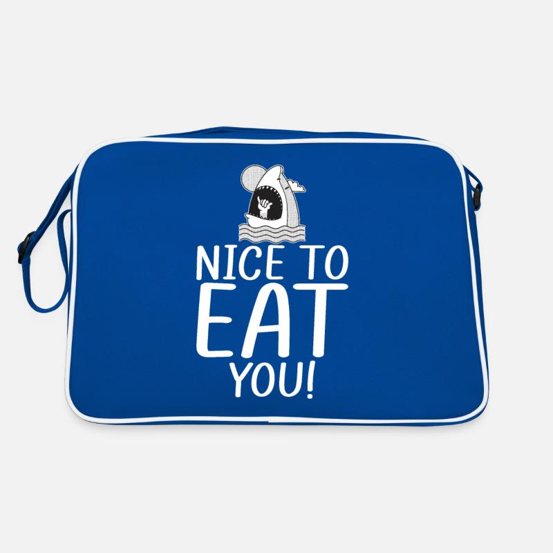 Shark Gift Shark Lover Retro Bag
