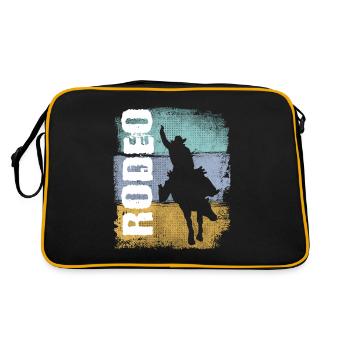 Rodeo Vintage Retro Rodeo Rider - Retro Bag - black/gold - Back