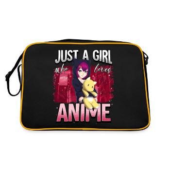 Anime Otaku Weeb - Sac Retro - noir/or - Dos