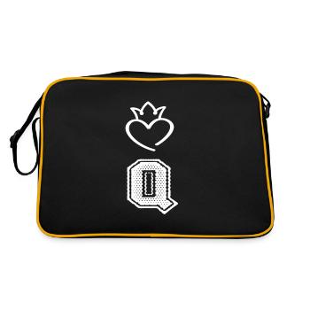 Queen - Retro Bag - black/gold - Back