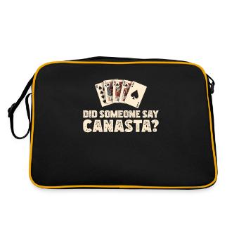 Does anyone have Funny Canasta Card Game for a - Retro Bag - black/gold - Back