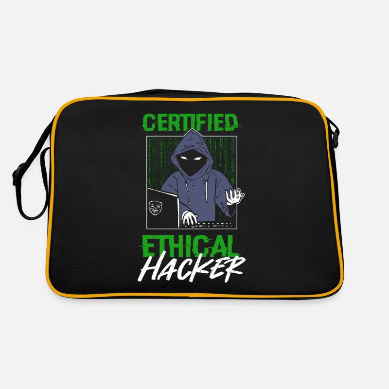 Certified Ethical Hacker Hacking Network Developer Retro Tasche