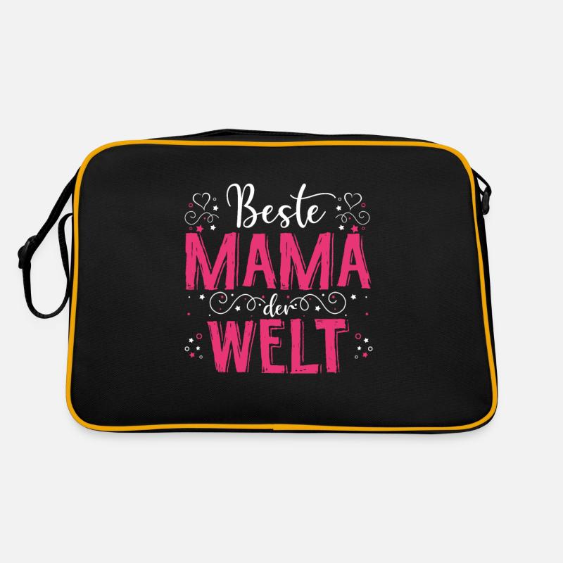 Mutter Muttertag Spruch Lieblingsmama Muttertagsge Retro Tasche