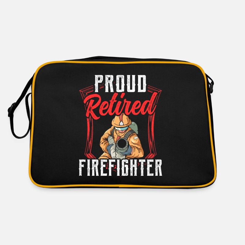 Fier pompier à la retraite Retraité Sac Retro