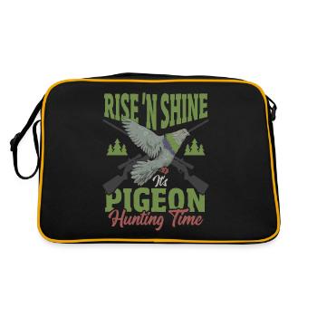 Rise 'N Shine c’est l’heure de la chasse aux pigeons Pigeon - Sac Retro - noir/or - Dos