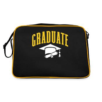 Graduate Graduates Graduated Firm Graduated - Retro Bag - black/gold - Back