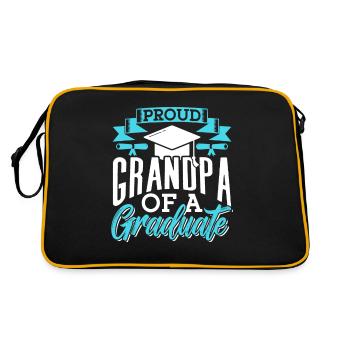 Fier grand-père d’un diplômé - Sac Retro - noir/or - Dos