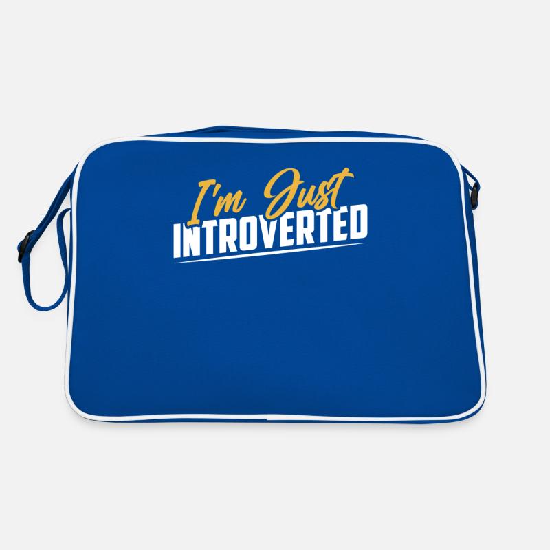 Je suis juste un introverti introverti Sac Retro