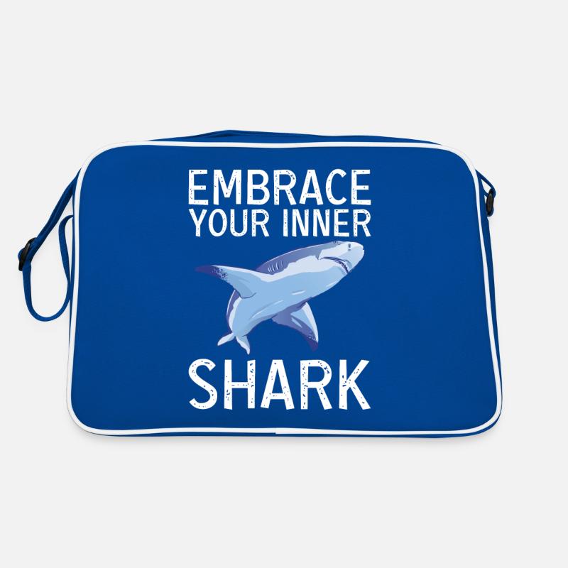 Shark Gift Shark Lover Retro Bag