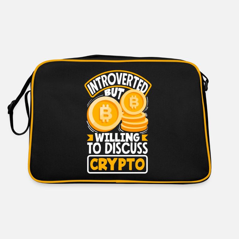 Introverted But Willing To Discuss Crypto Retro Bag