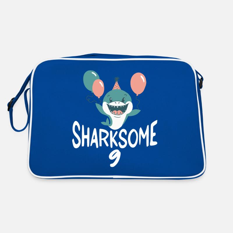 Shark Gift Shark Lover Retro Bag